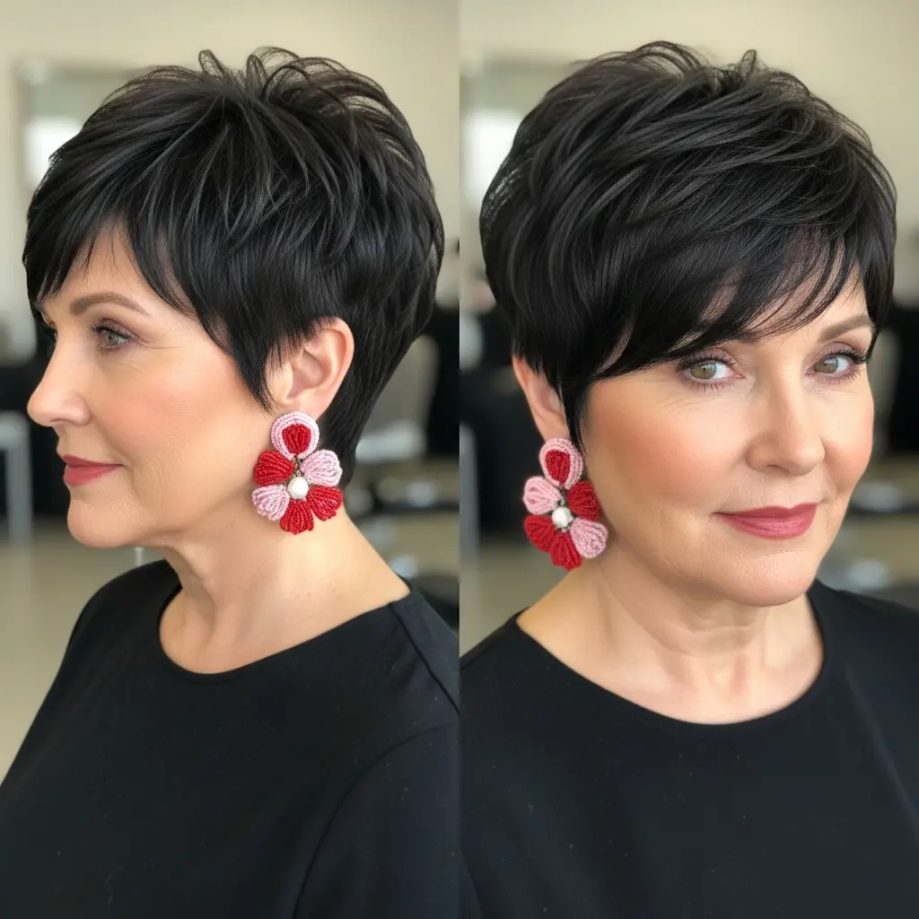 #1 Pixie Bob with Choppy Bangs