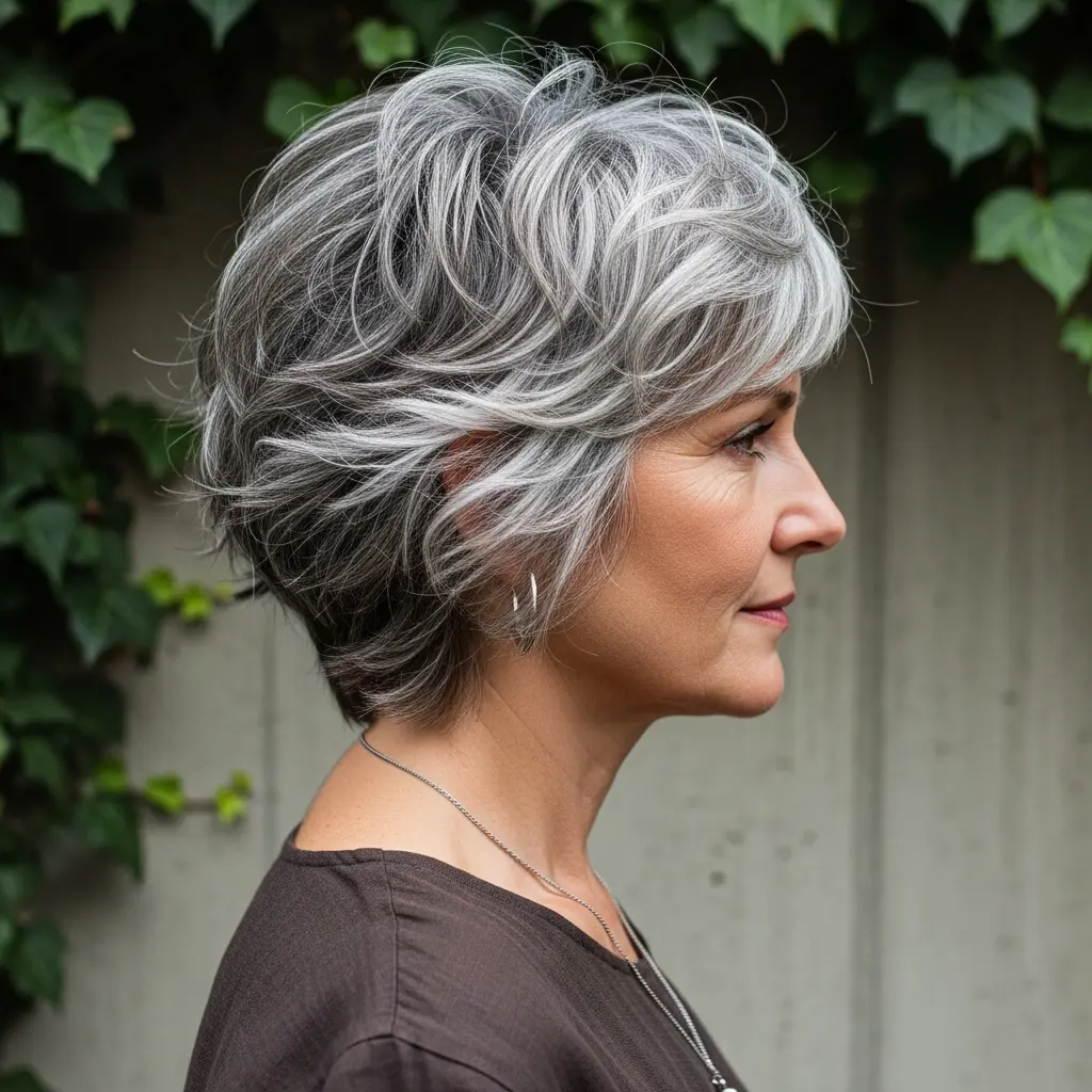 #1 Textured Pixie Shag for Women Over 50