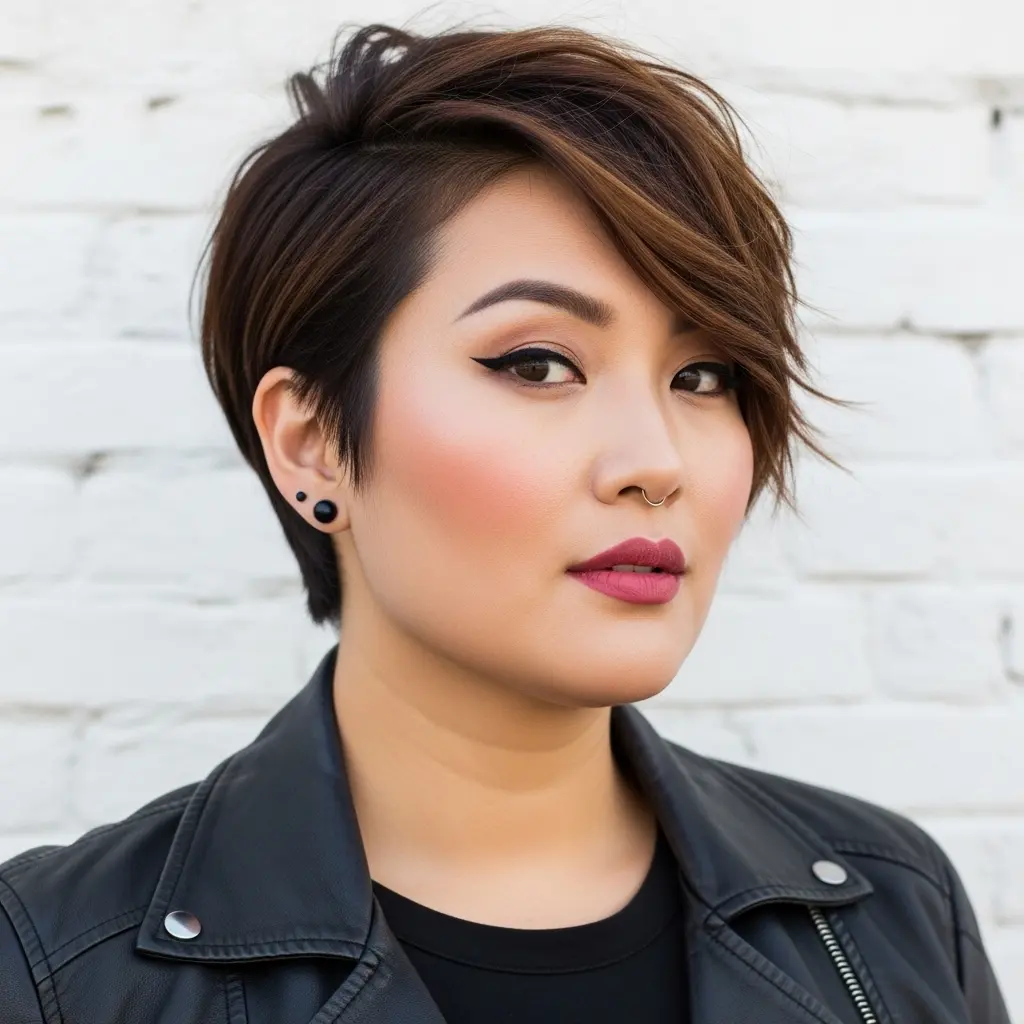 #1 Edgy Asymmetrical Pixie Cut