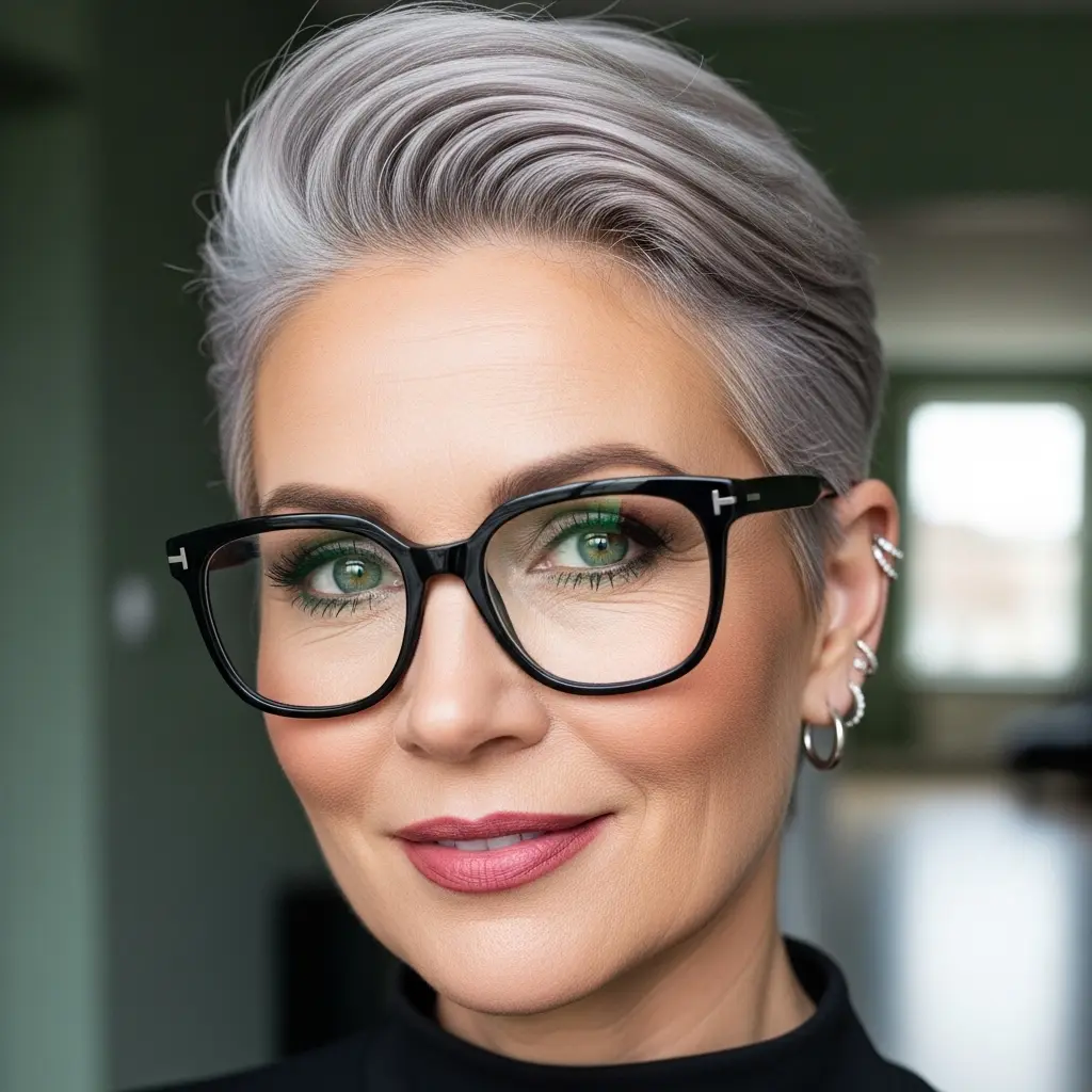 #1 Textured Short Pixie Cut with Subtle Layers