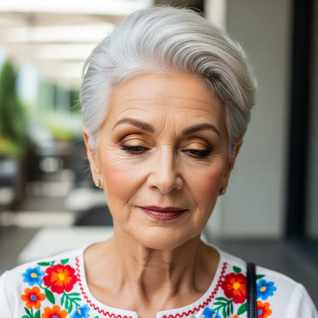 #11 Brushed Up Short Hair