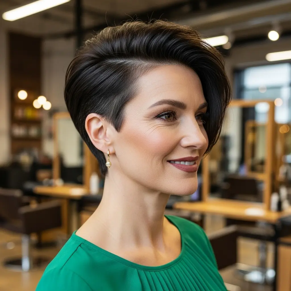 #12 Stacked Bob with Undercut