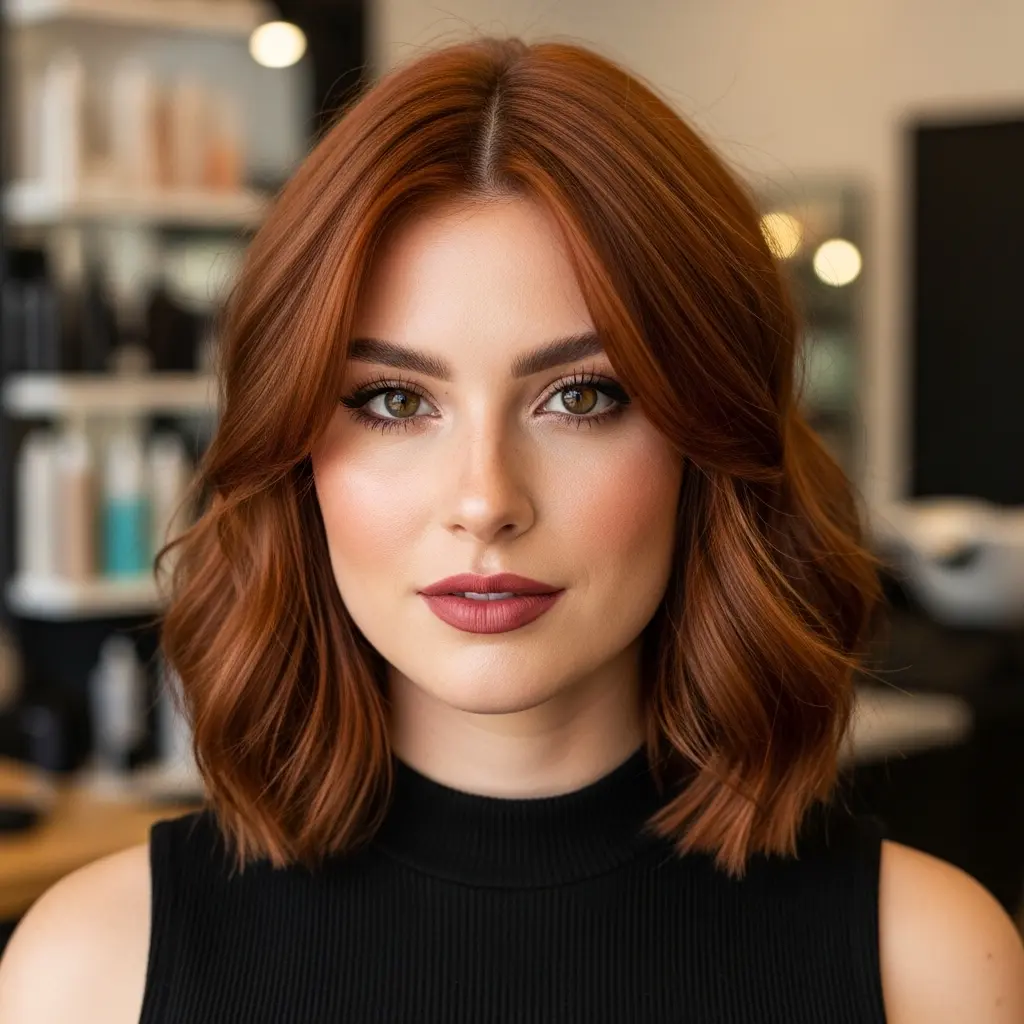 #12 Medium Shaggy Bob With Messy Layers