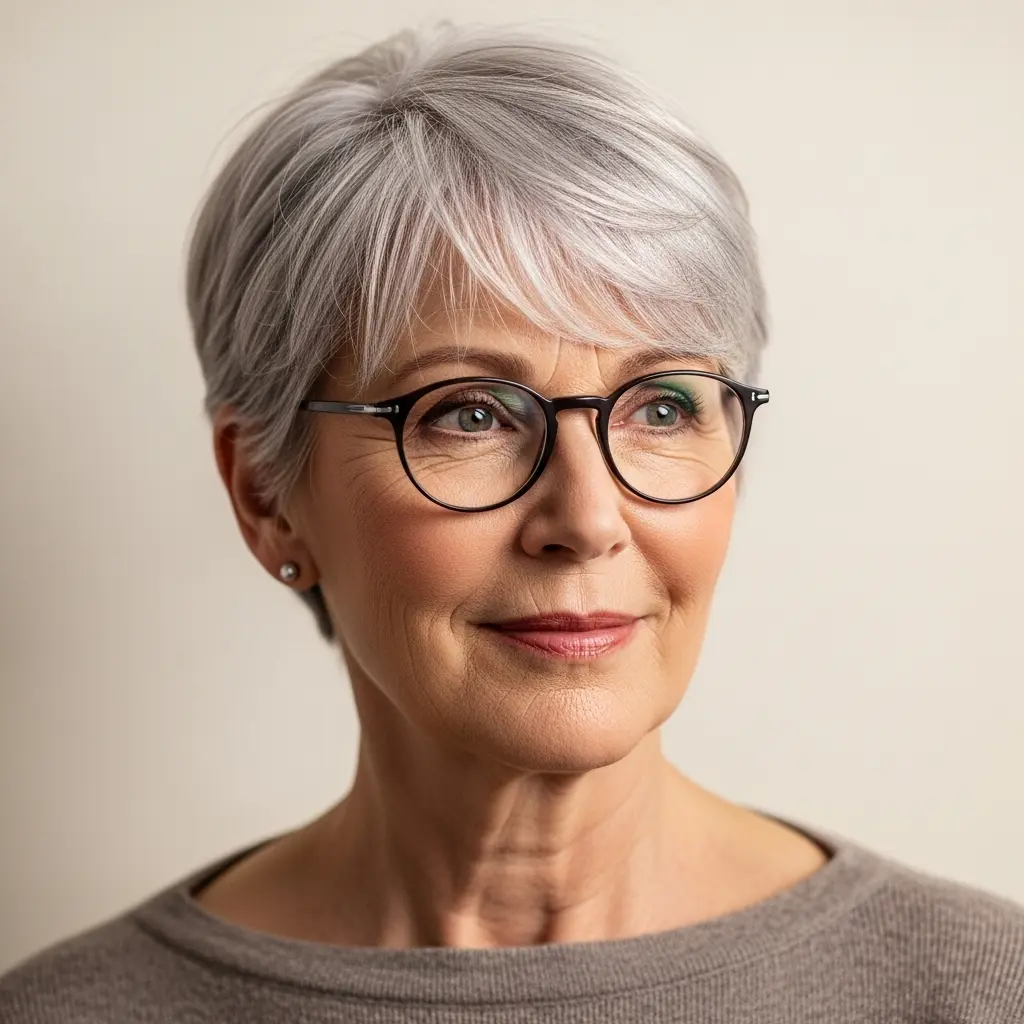 #13 Bixie Cut with Short Bangs