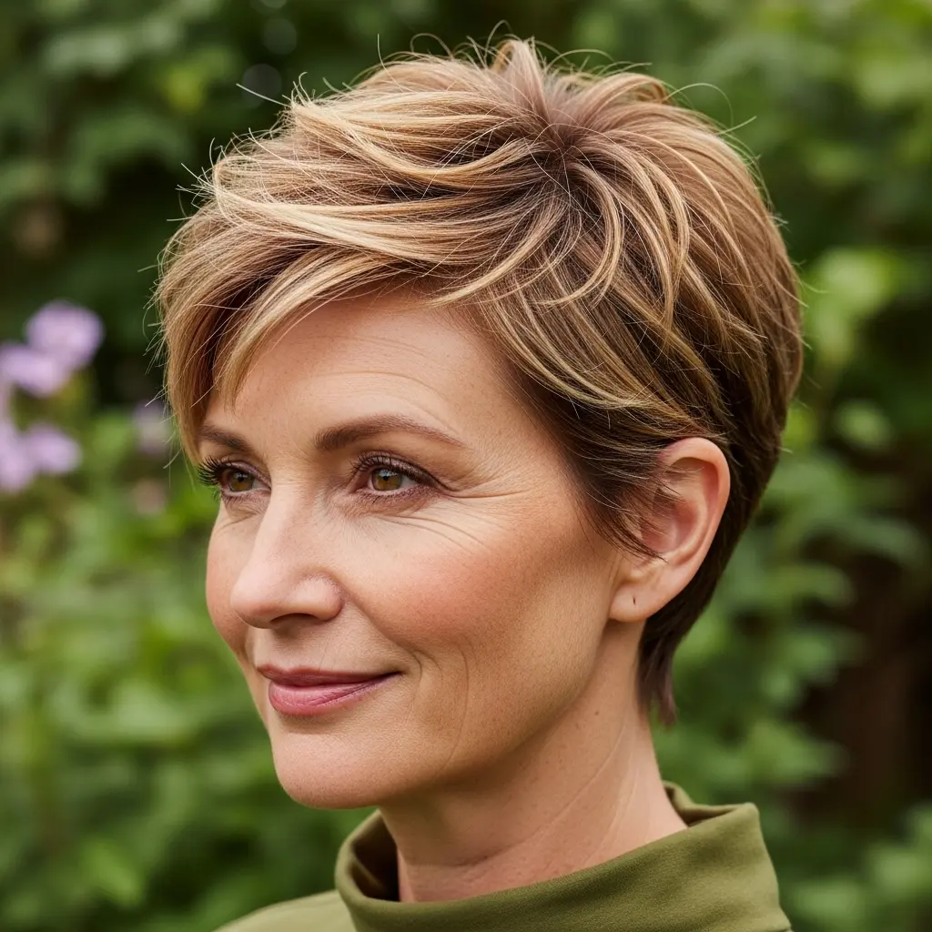 #13 90s Pixie Cut with Feathered Layers