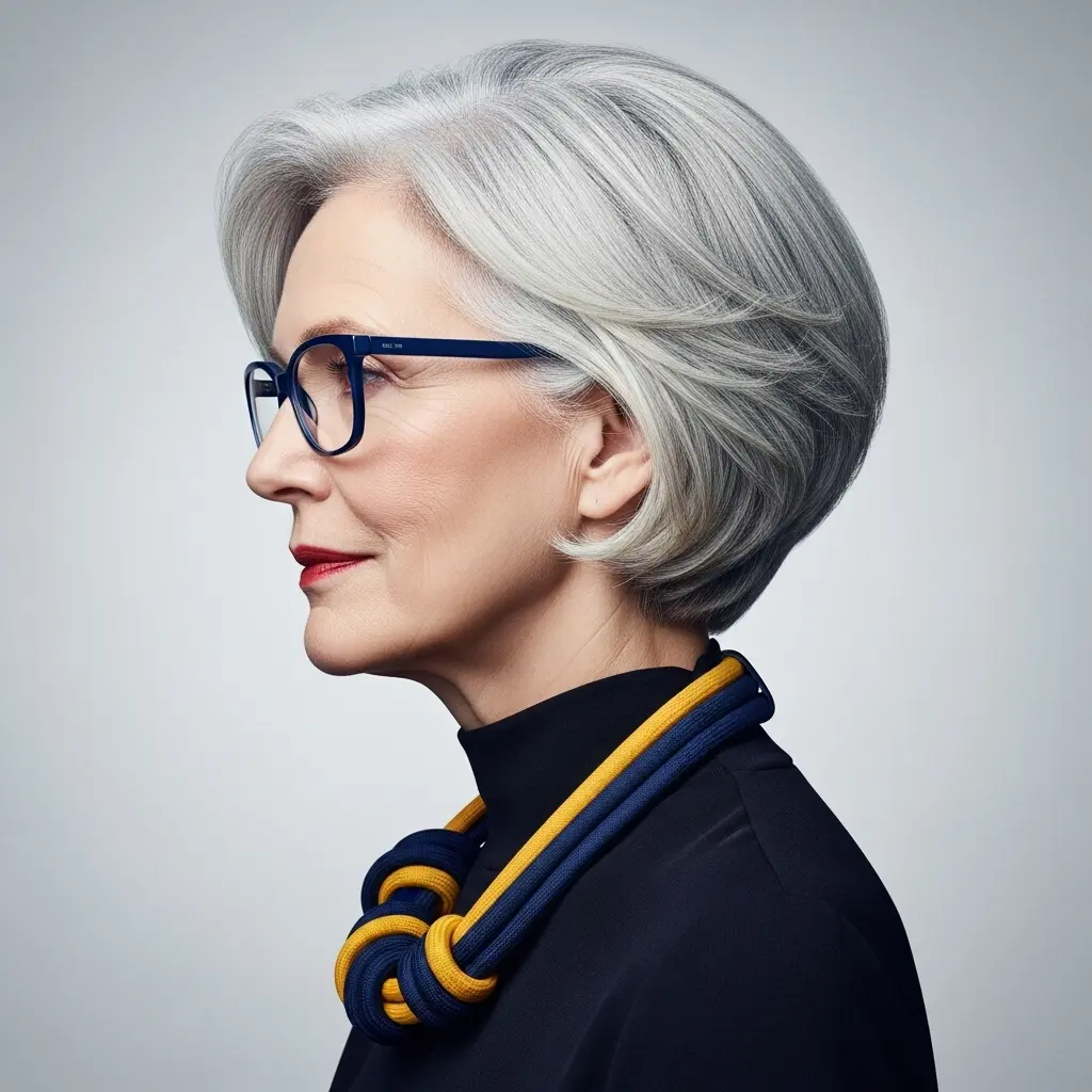 #15 Grey Textured Bob