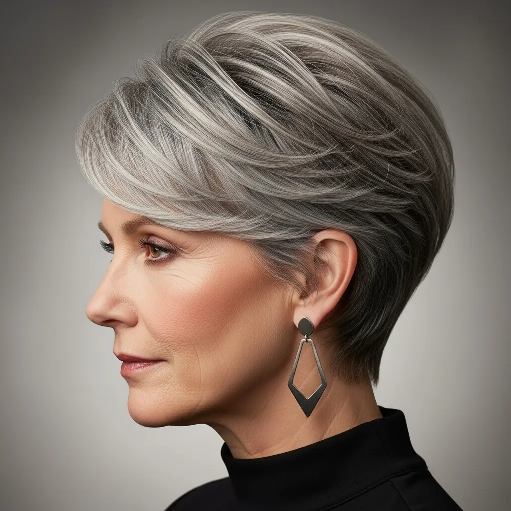 #15 Crowncut Wedge Haircut