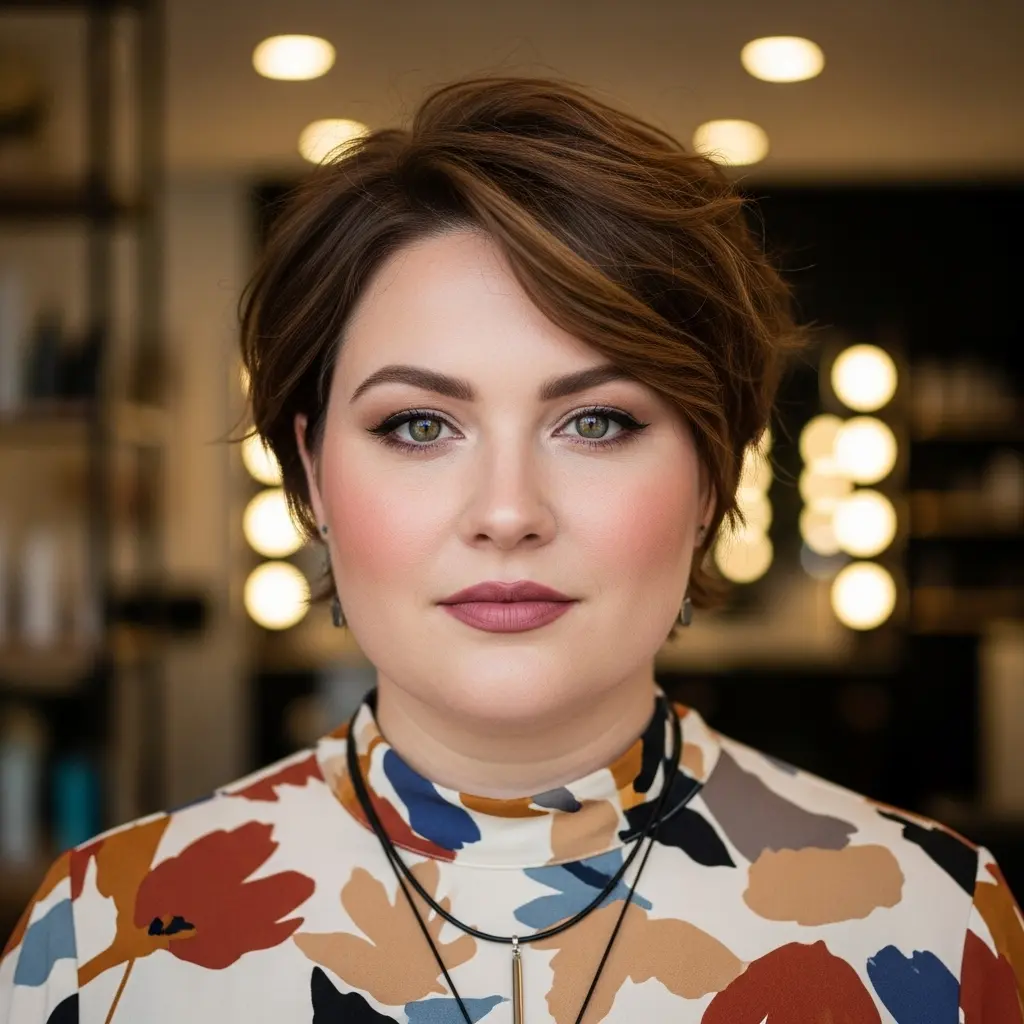 #15 Low Maintenance Tousled Pixie Bob