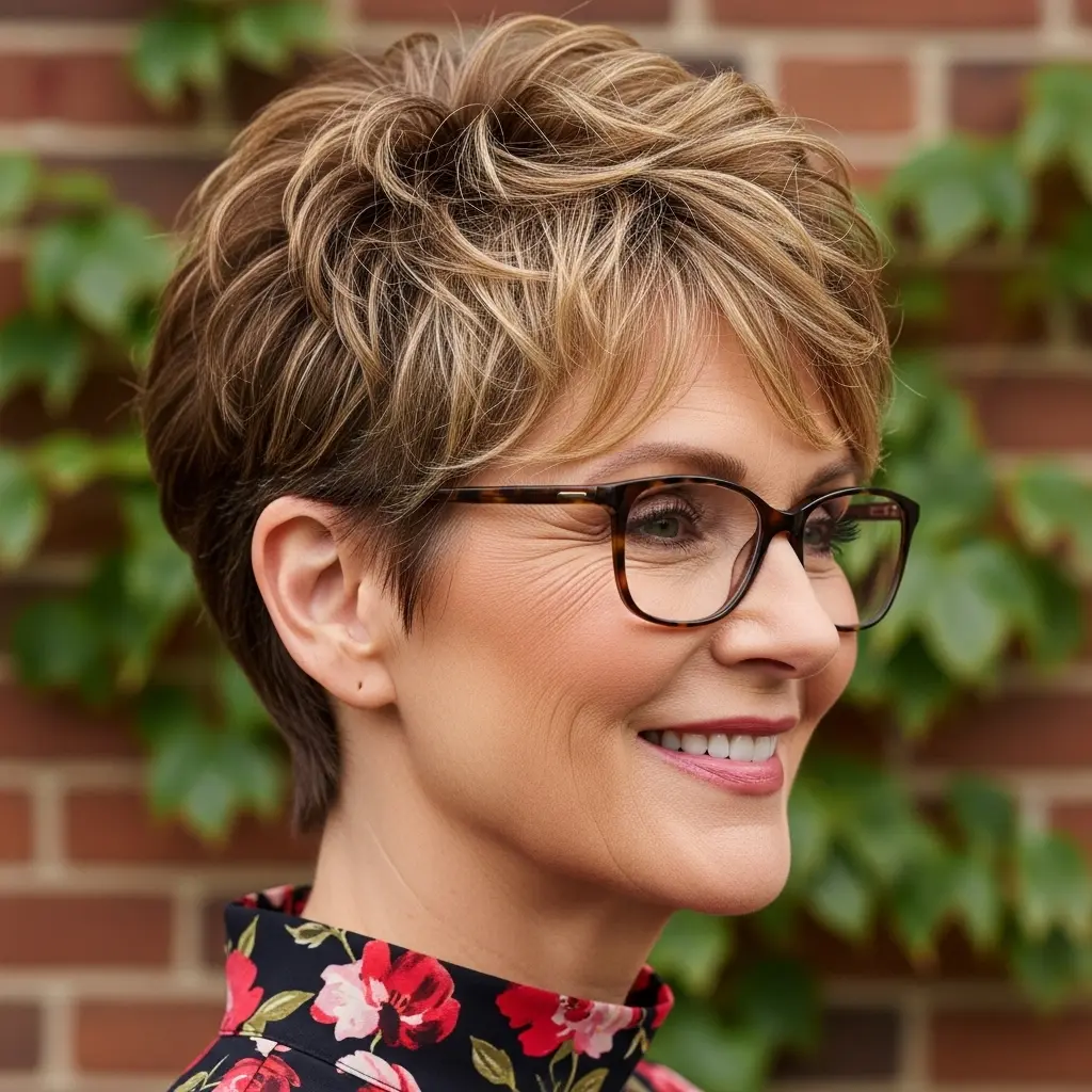 #15 Pixie with Choppy Layers