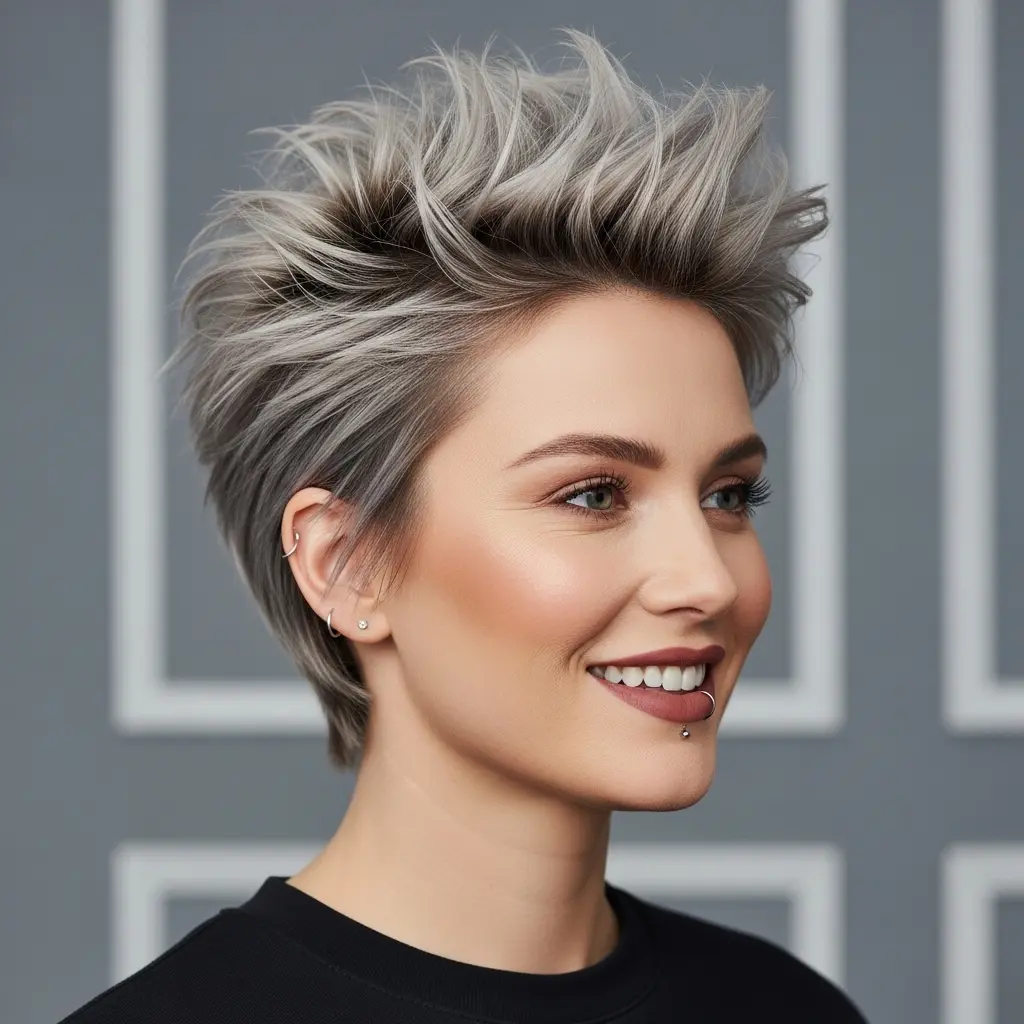 #19 Tousled Spiky Pixie