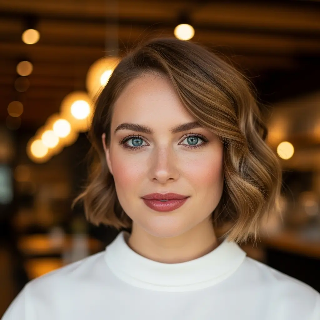 #4 Choppy Shaggy Bob for Fine Hair