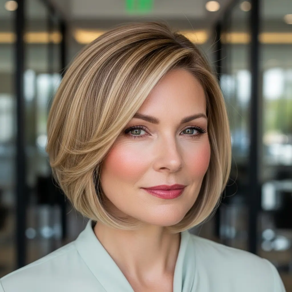 #5 Stacked Bob with Shadow Root