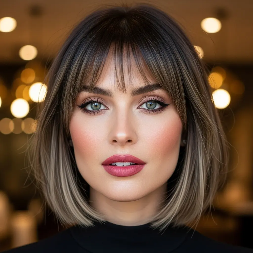 #5 Shaggy Bob With Straight Layers