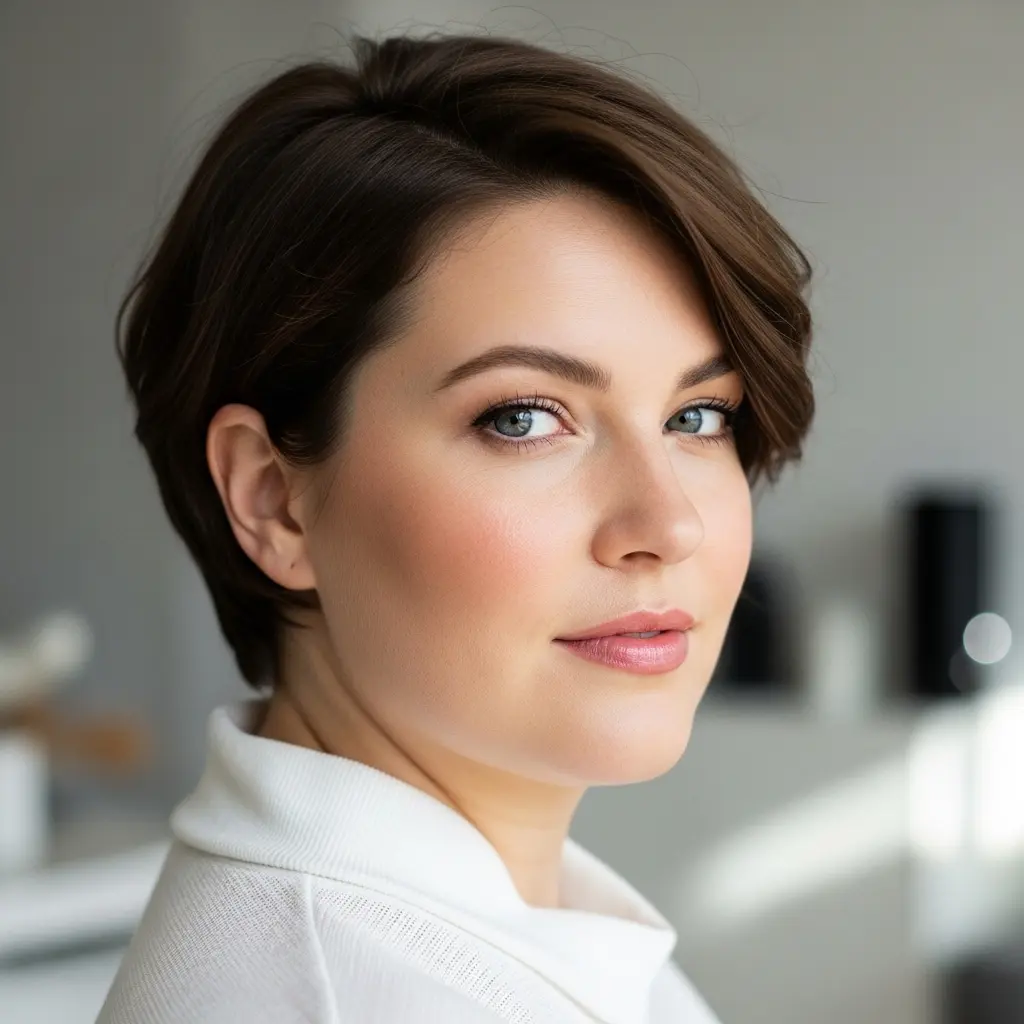 #5 Stacked Pixie Bob with Tousled Layers