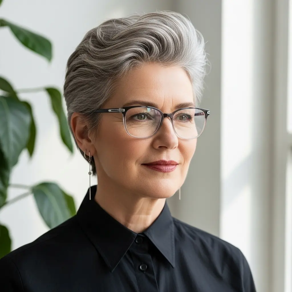 #5 Messy and Textured Pixie