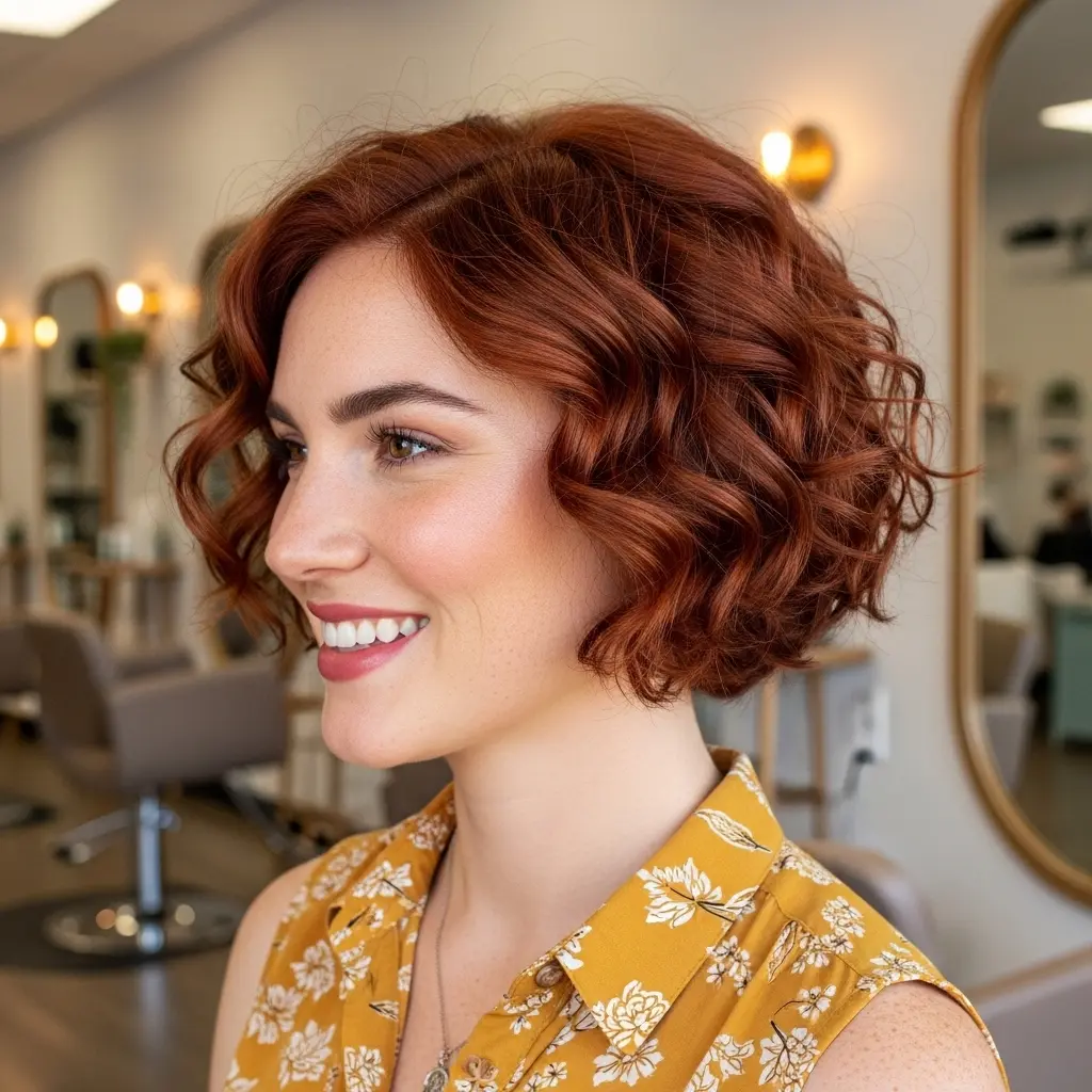 #6 Curly Stacked Bob