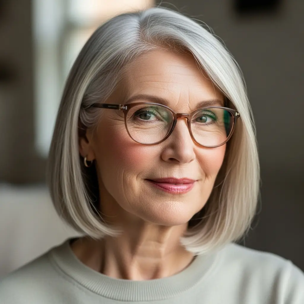 #7 Classic Chin-Length Blunt Bob