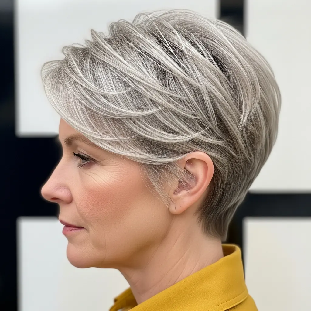 #7 Super Short Wedge Haircut For Women Over 50