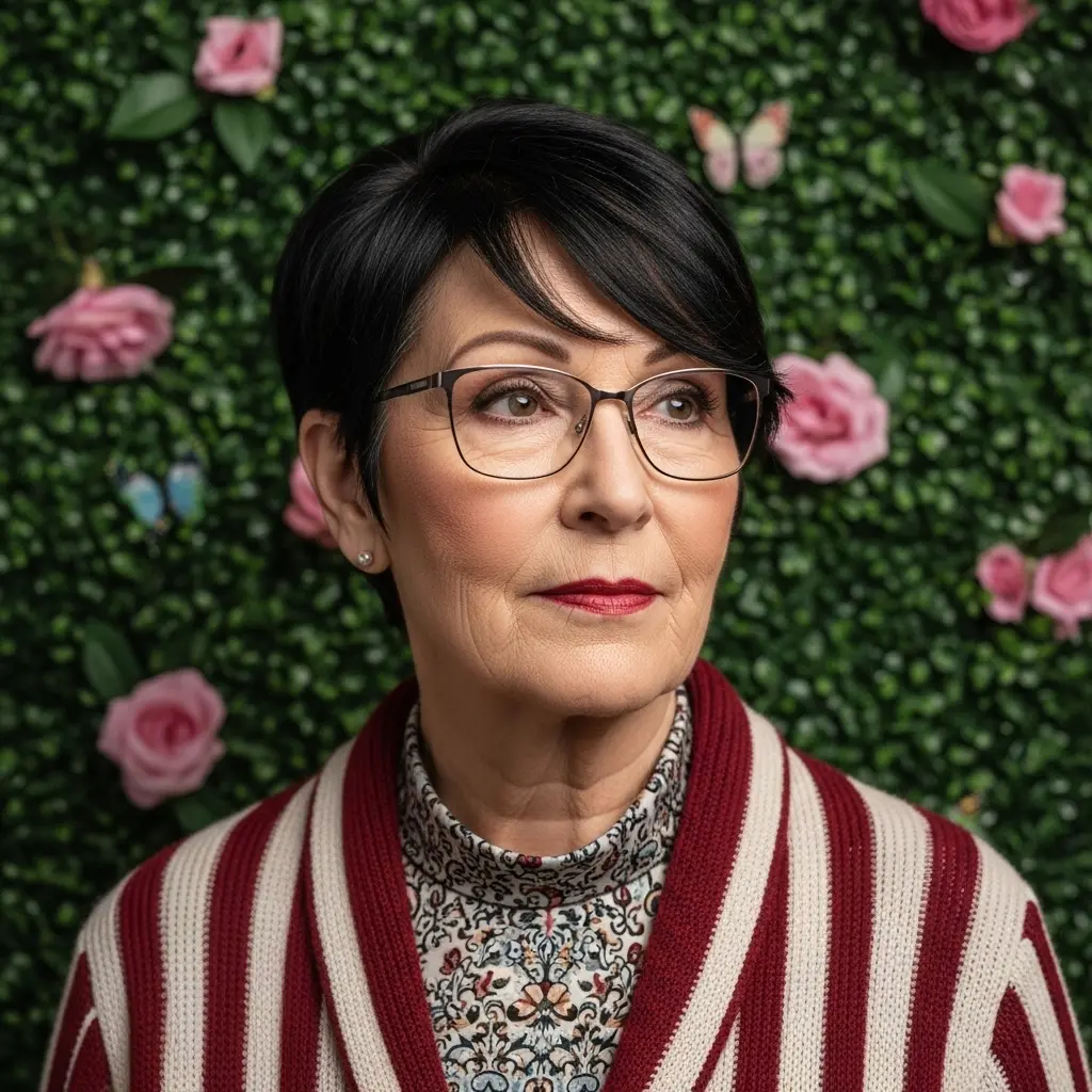 #7 Side-Swept Pixie Cut