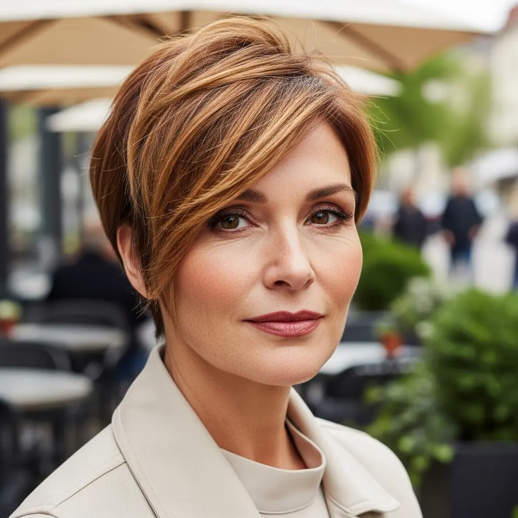 #7 Asymmetrical Pixie Edgy Look with Shag Detail