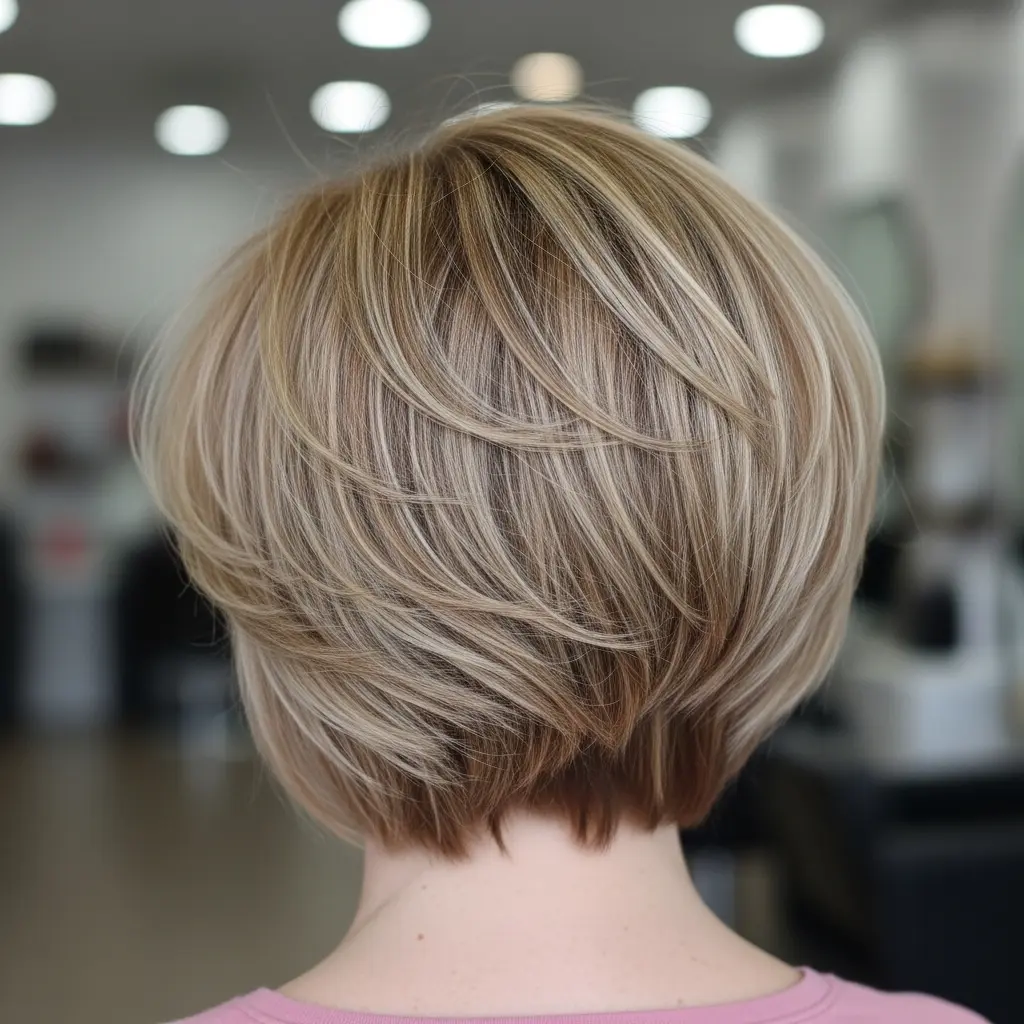 #8 Fine Hair Wedge Cut For Women Over 50
