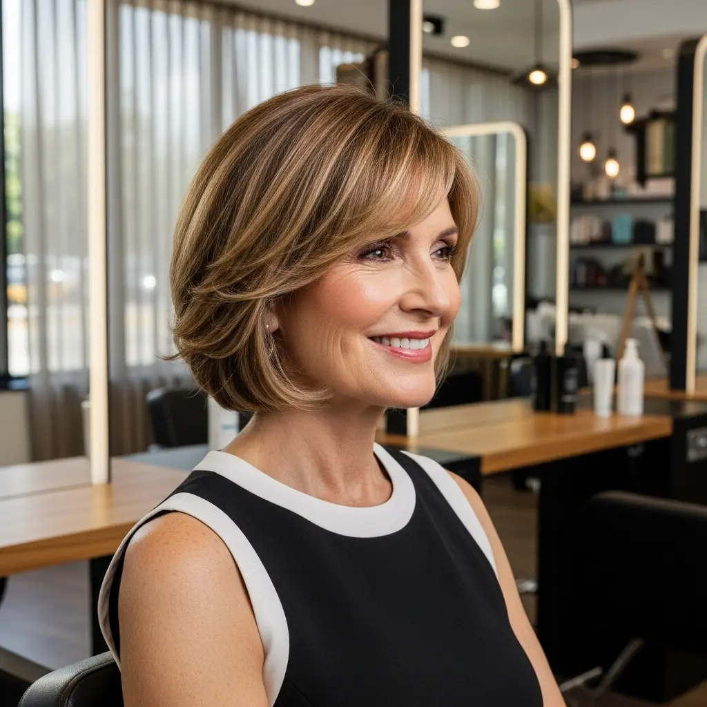 #8 Short Cut with Wispy Bangs