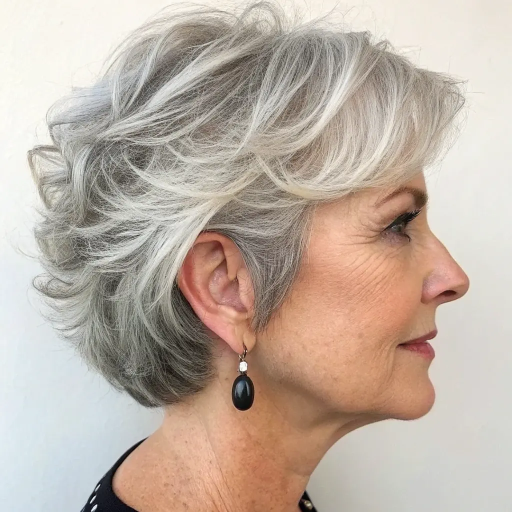 #9 Short Wavy Wedge Haircut