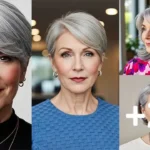 22 Hairstyles for Women Over 60 with Grey Hair Ideas