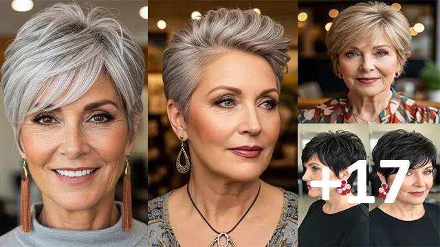 17 Short Haircuts for Ladies Over 60 with a Round Face