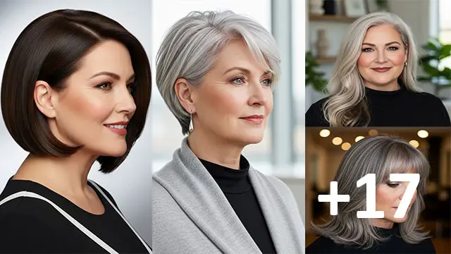 17 Hairstyles for Overweight Women Over 50 That Slim Faces