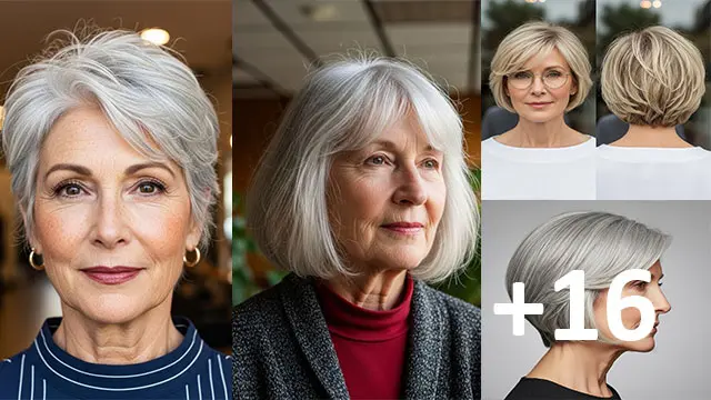 16 Short Hairstyles for Women Over 70 with Fine Hair