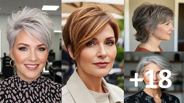 18 Pixie Shag Haircuts For Women Over 50 That Wow