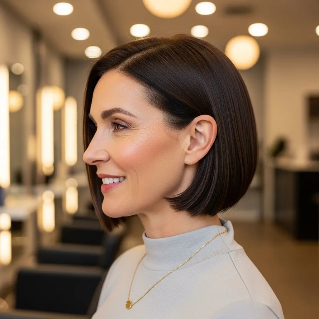 #11 Dark Brown with Lowlights for Short Hair