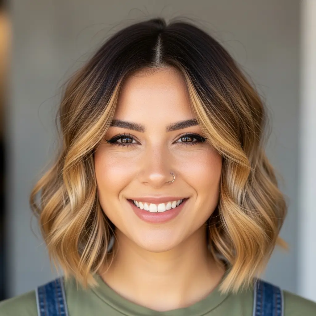 #14 Short Bob with Beach Waves
