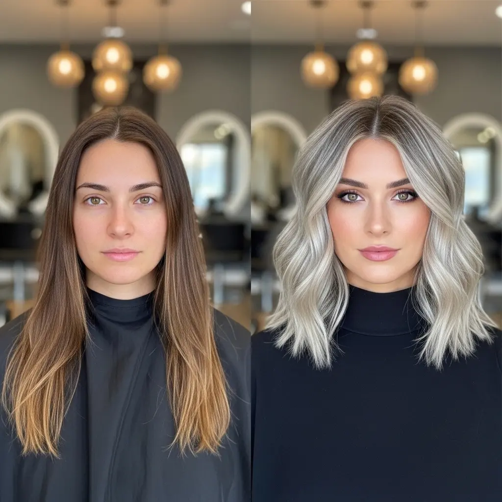 #4 Beachy Waves with Sombre Hair Color