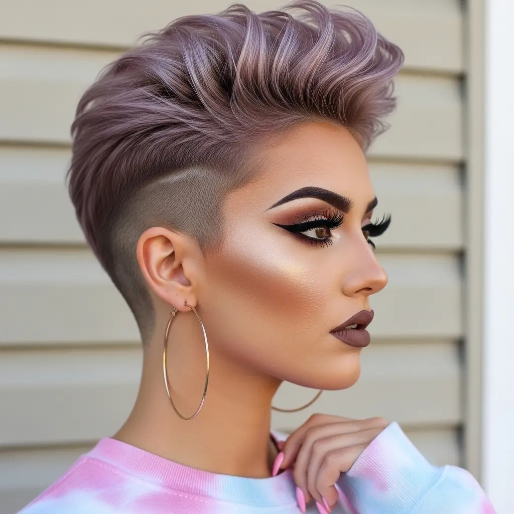 #7 Spiky Pixie Cut with Undercut