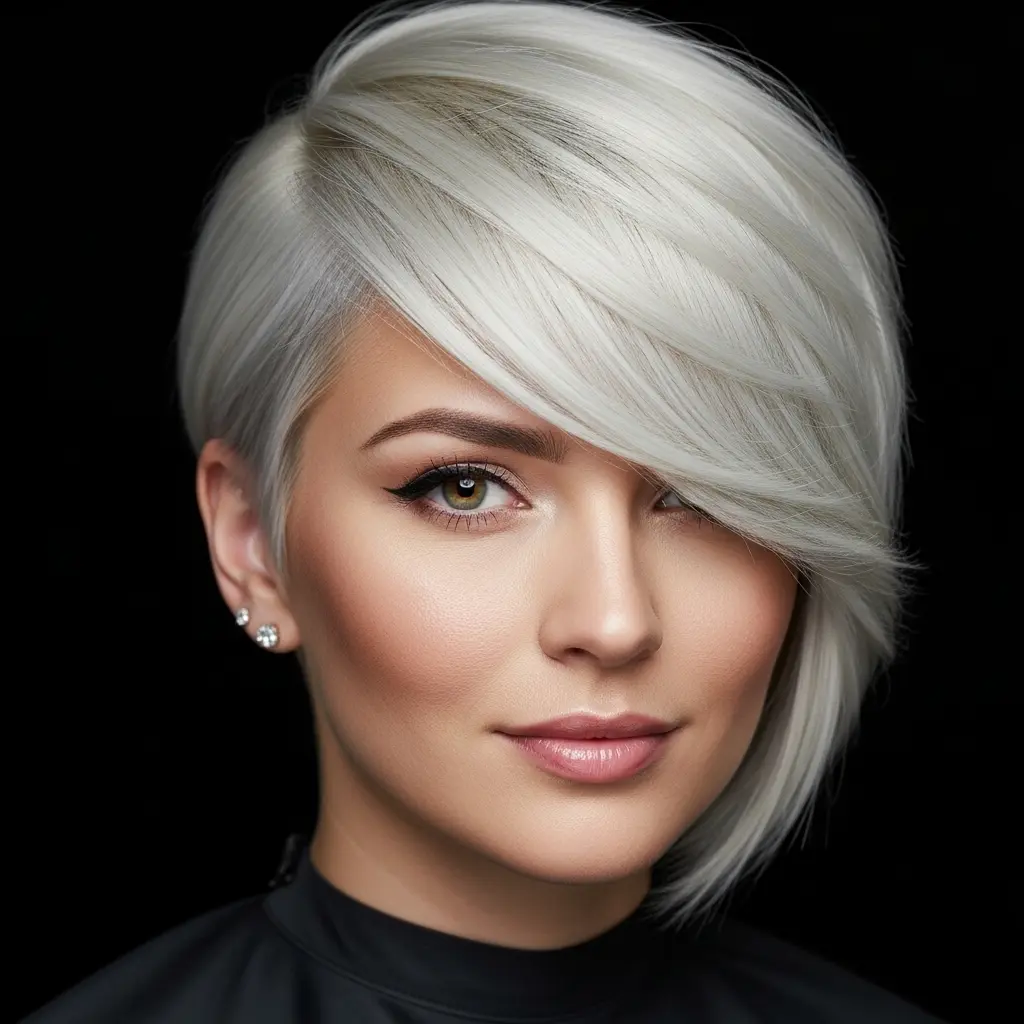 #1 Chic Asymmetrical Bob for Effortless Style