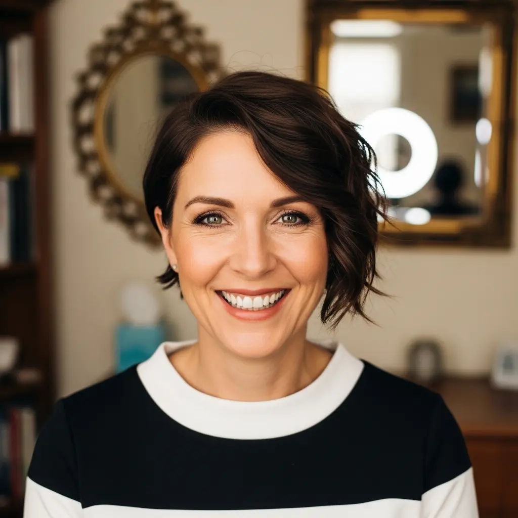 #11 Asymmetric Bob with a Side Part and Undercut