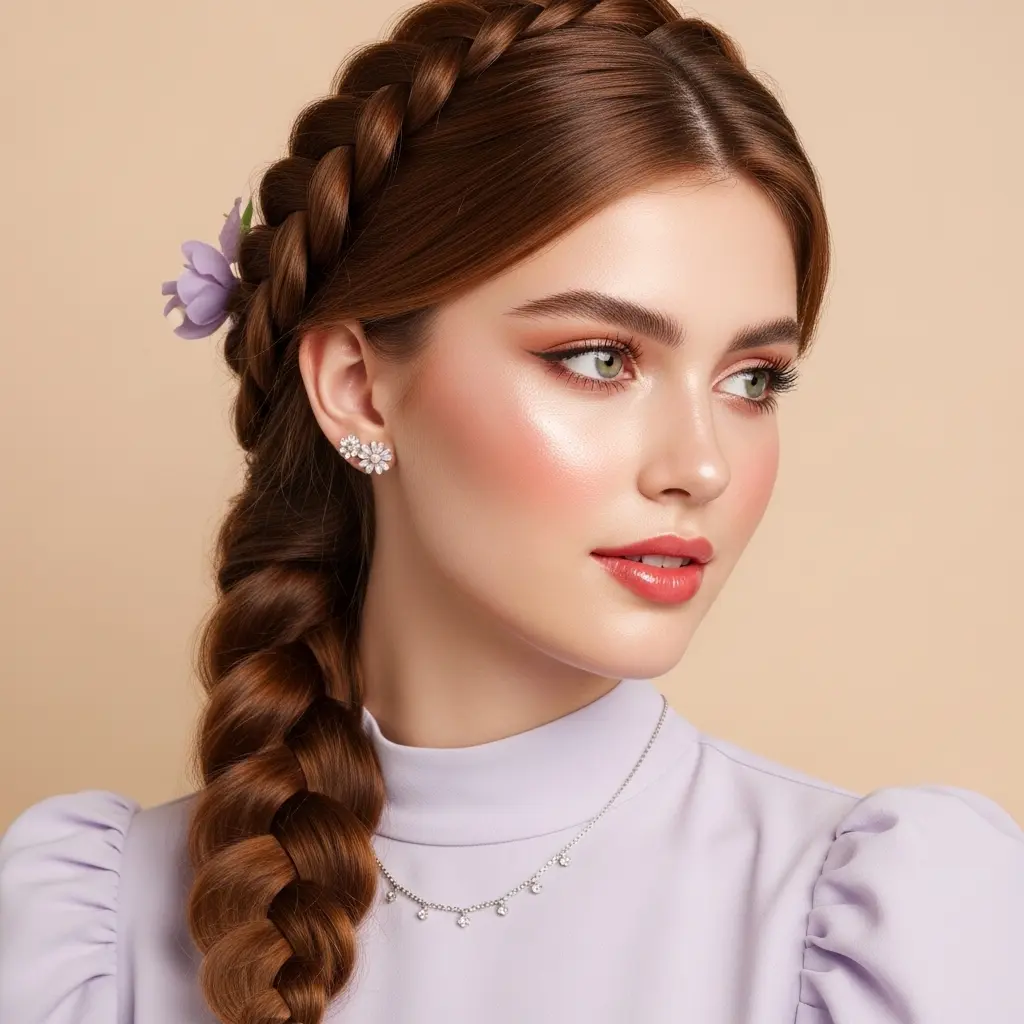 #14 Art Deco Side Ponytail