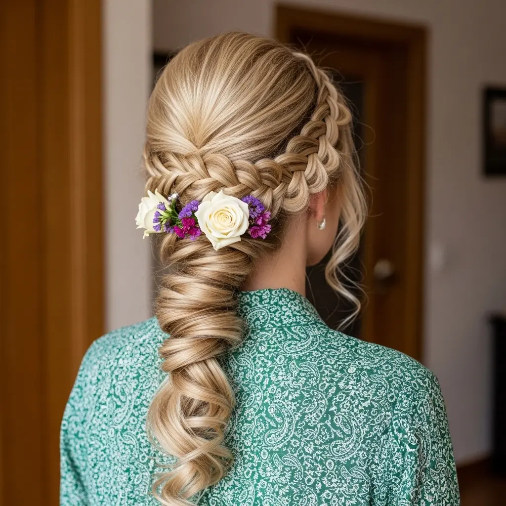 #6 Grecian Side Faux Ponytail