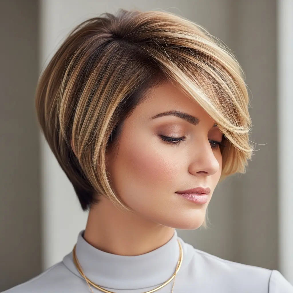 #9 Pixie Bob with Long Bangs for Versatility