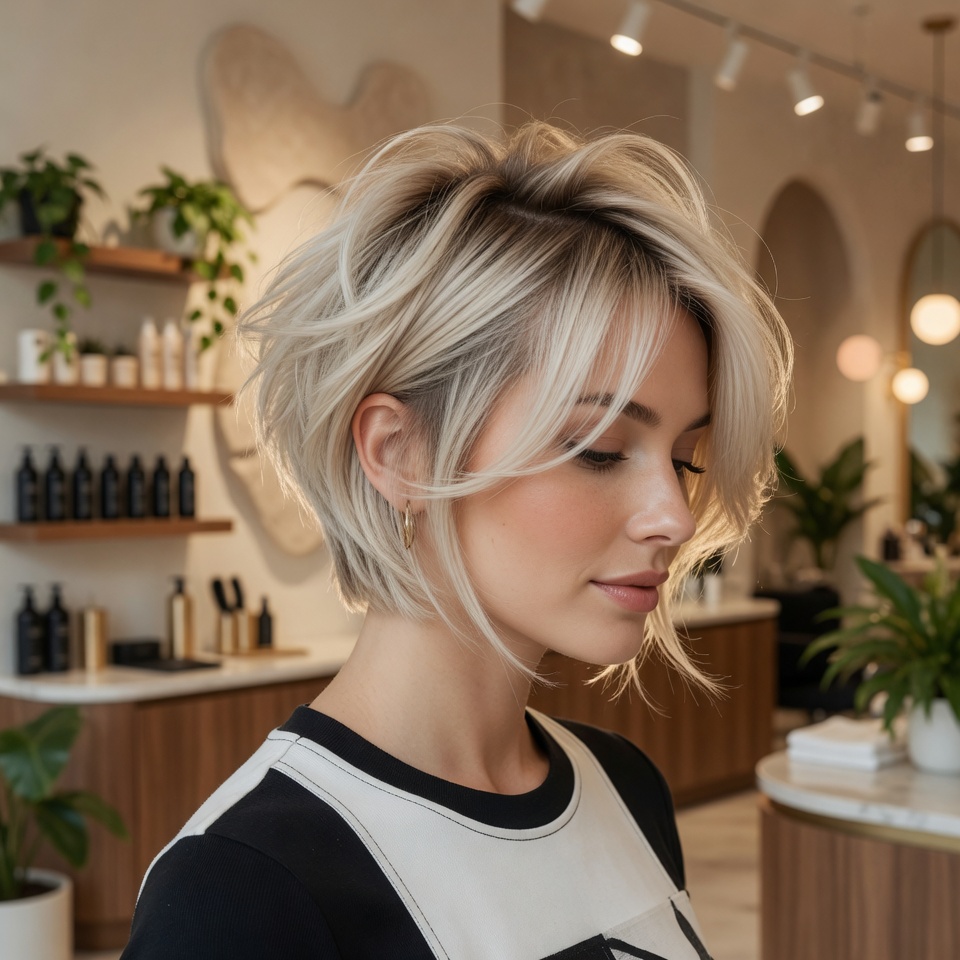 #9 Champagne Blonde Pixie Bob